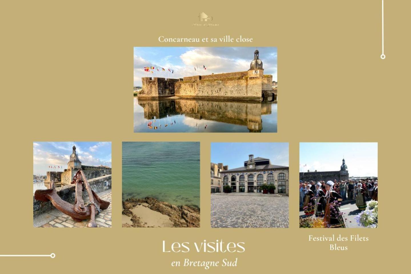 Le Tiguidou, Cosy, Lumineux, 2-6 Pers, Plage 300M Moëlan-sur-Mer Eksteriør billede
